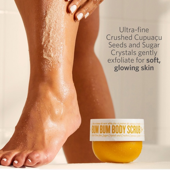 $8❤️‍🔥 LAST 1! Sol de Janeiro Bum Bum Body Scrub Mini 🦵🏼🚿 NEW Travel Size - Picture 3 of 9